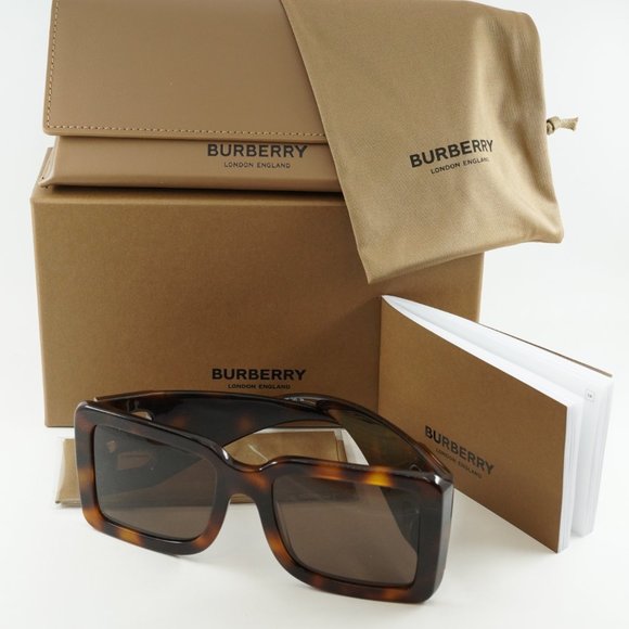 💯 NEW BURBERRY BE4312 331673 HAVANA BROWN SUNGLASSES - Picture 11 of 11